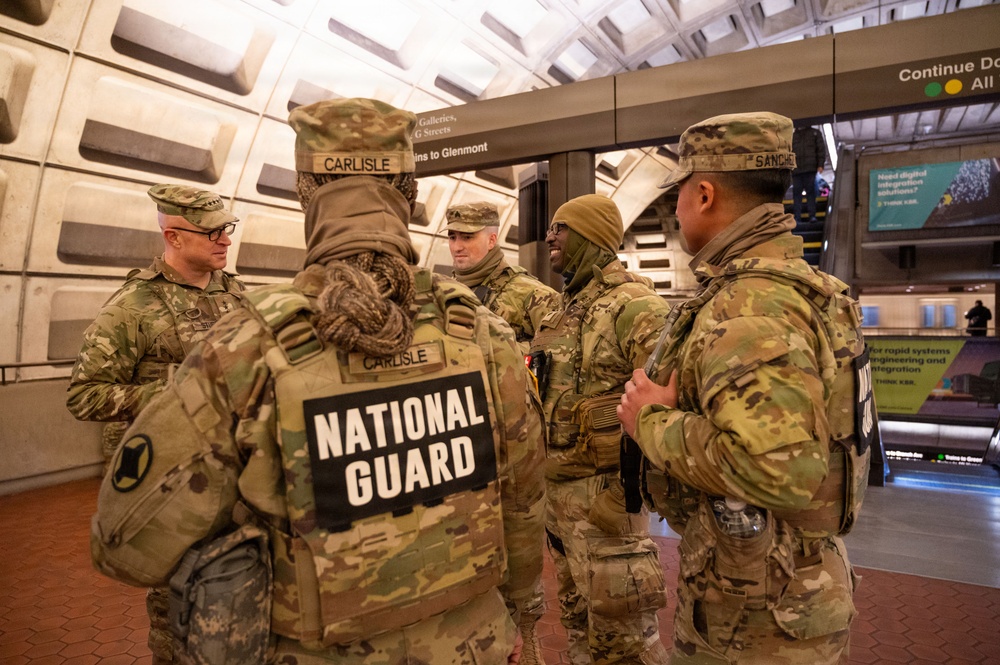 National Guard Leaders Meet Presence Patrols in D.C.