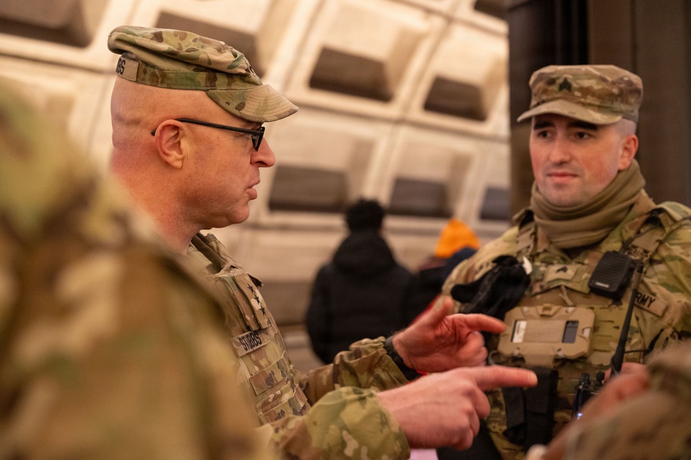 National Guard Leaders Meet Presence Patrols in D.C.