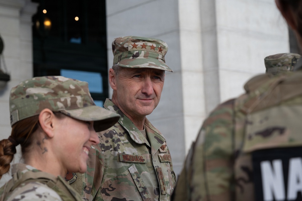 National Guard Leaders Meet Presence Patrols in D.C.