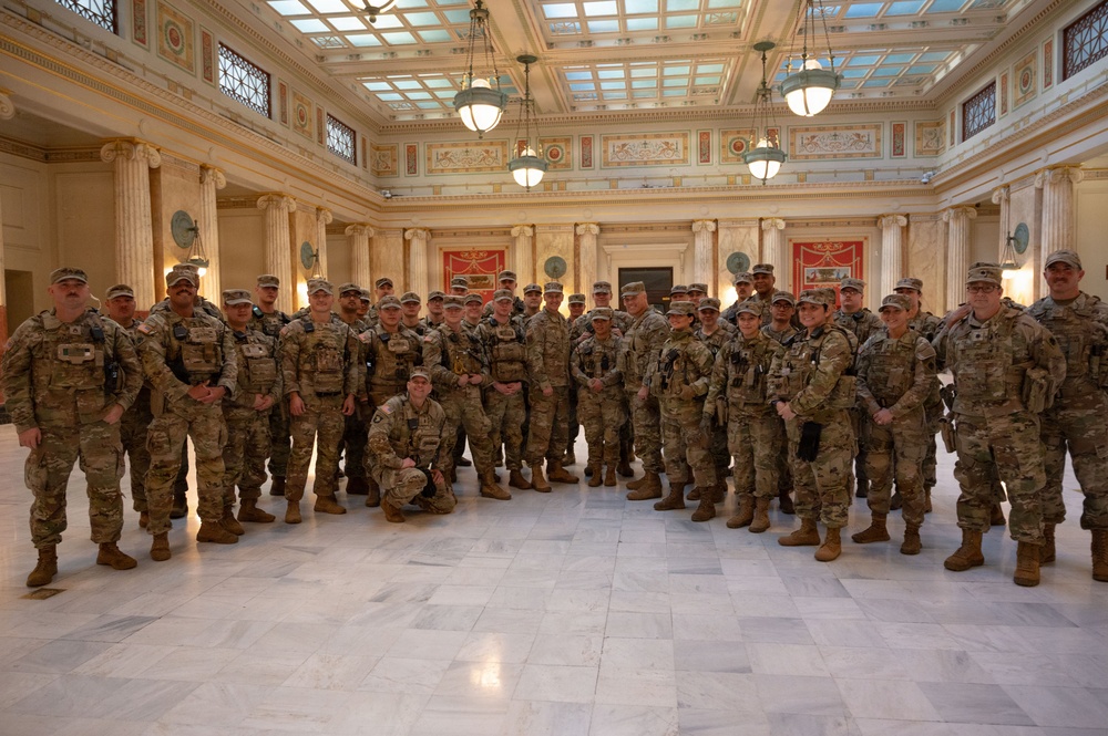National Guard Leaders Meet Presence Patrols in D.C.