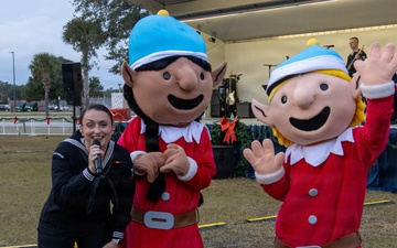 Navy Band Southeast's Popular Music Group - Pride Performs at Naval Air Station Jacksonville's Annual Tree Lighting