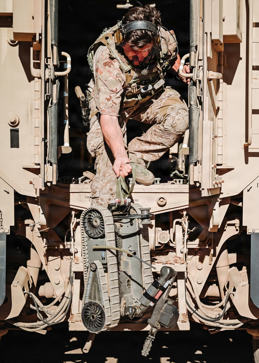 EOD Technicians Conduct a VBIED Drill