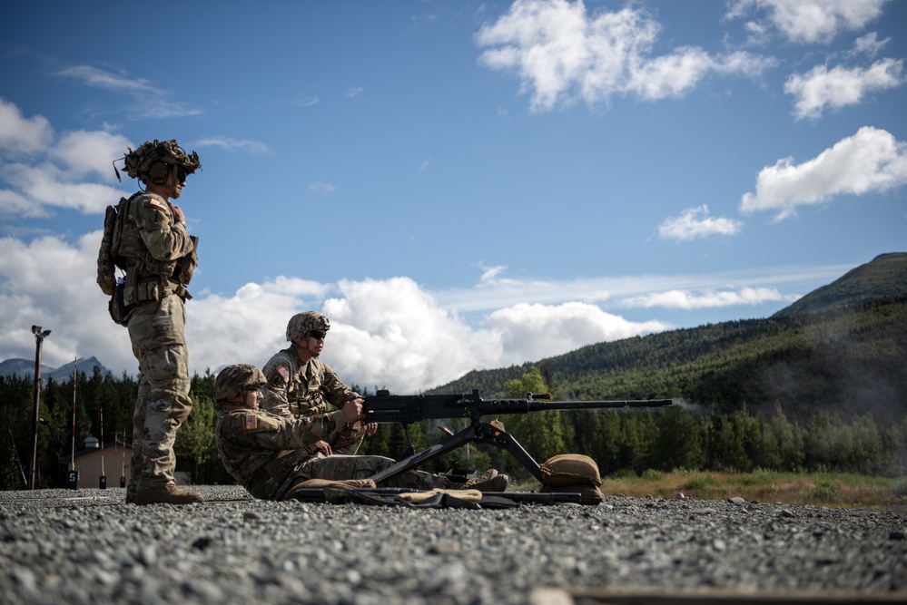 Alaska Army National Guardsmen conduct crew-served weapons training
