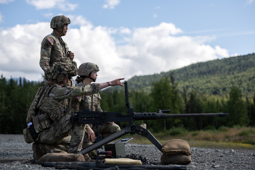 Alaska Army National Guardsmen conduct crew-served weapons training