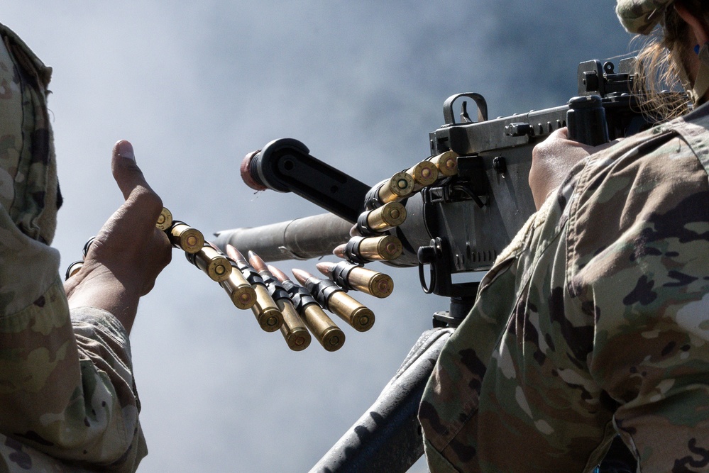Alaska Army National Guardsmen conduct crew-served weapons training