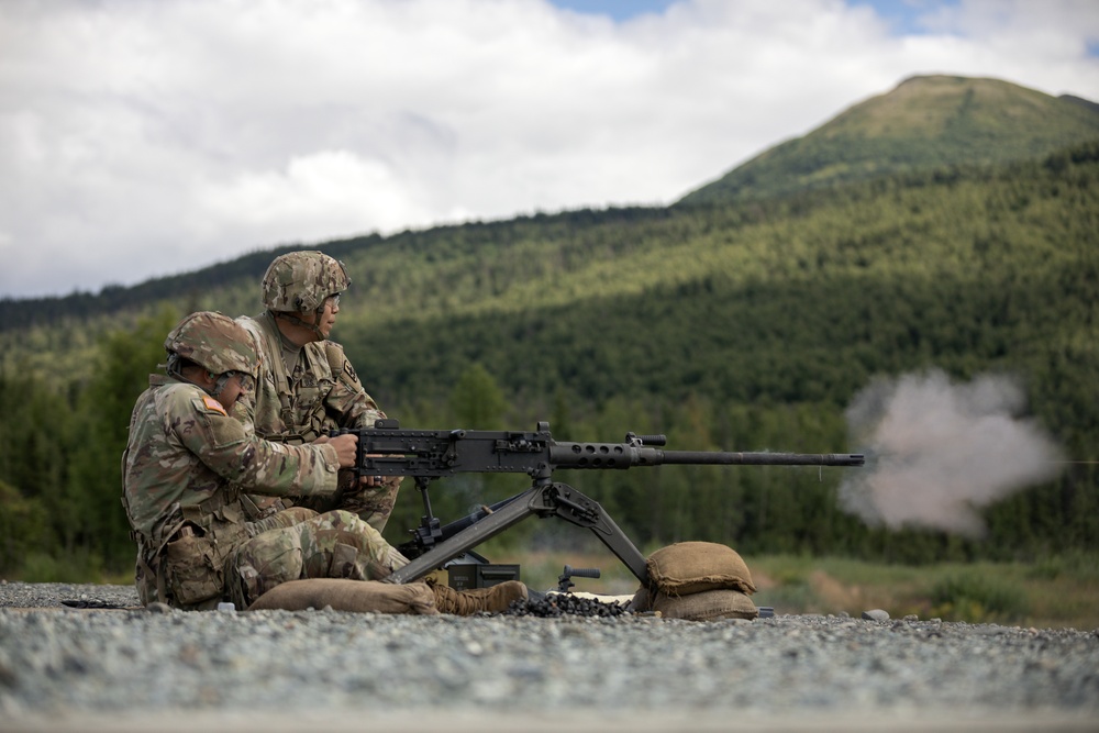 Alaska Army National Guardsmen conduct crew-served weapons training