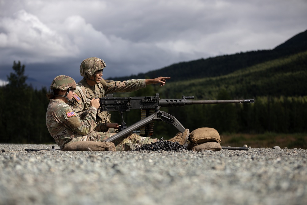 Alaska Army National Guardsmen conduct crew-served weapons training