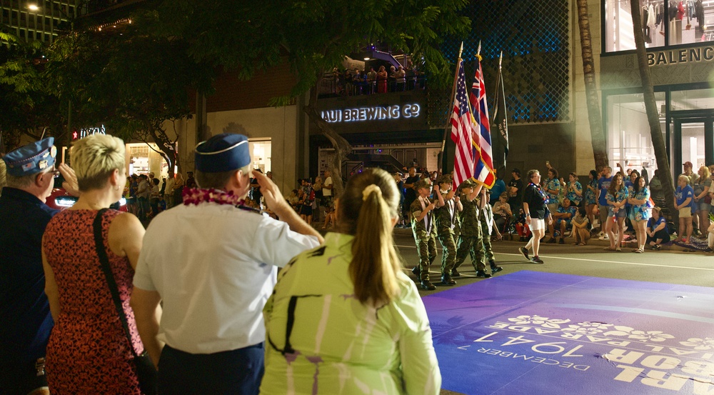 Honoring heroes, fallen during Pearl Harbor Memorial Parade