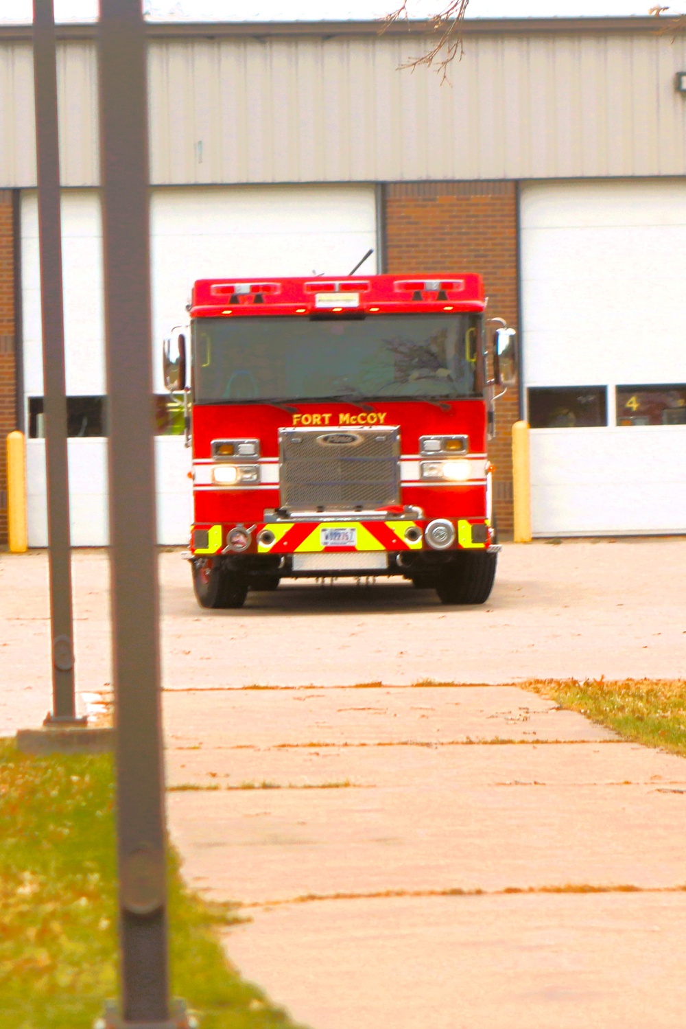 Fort McCoy fire truck