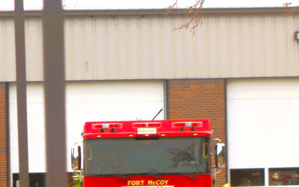 Fort McCoy fire truck
