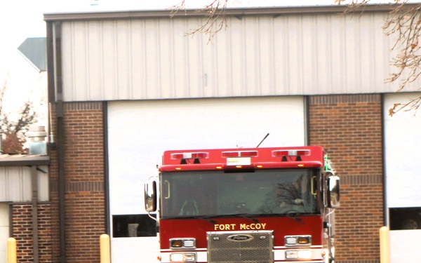 Fort McCoy fire truck