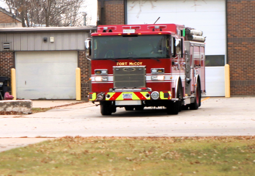 Fort McCoy fire truck
