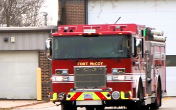 Fort McCoy fire truck
