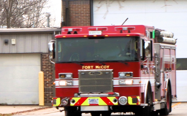 Fort McCoy fire truck
