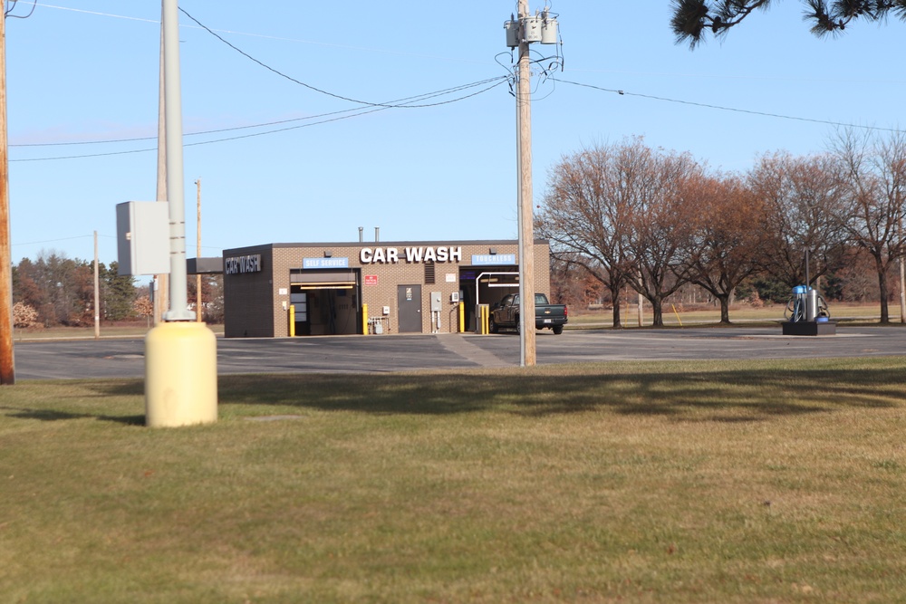 Fort McCoy car wash facility