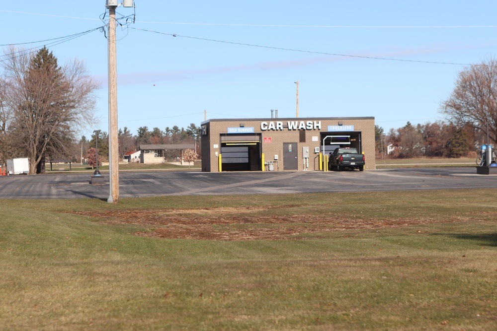 Fort McCoy car wash facility