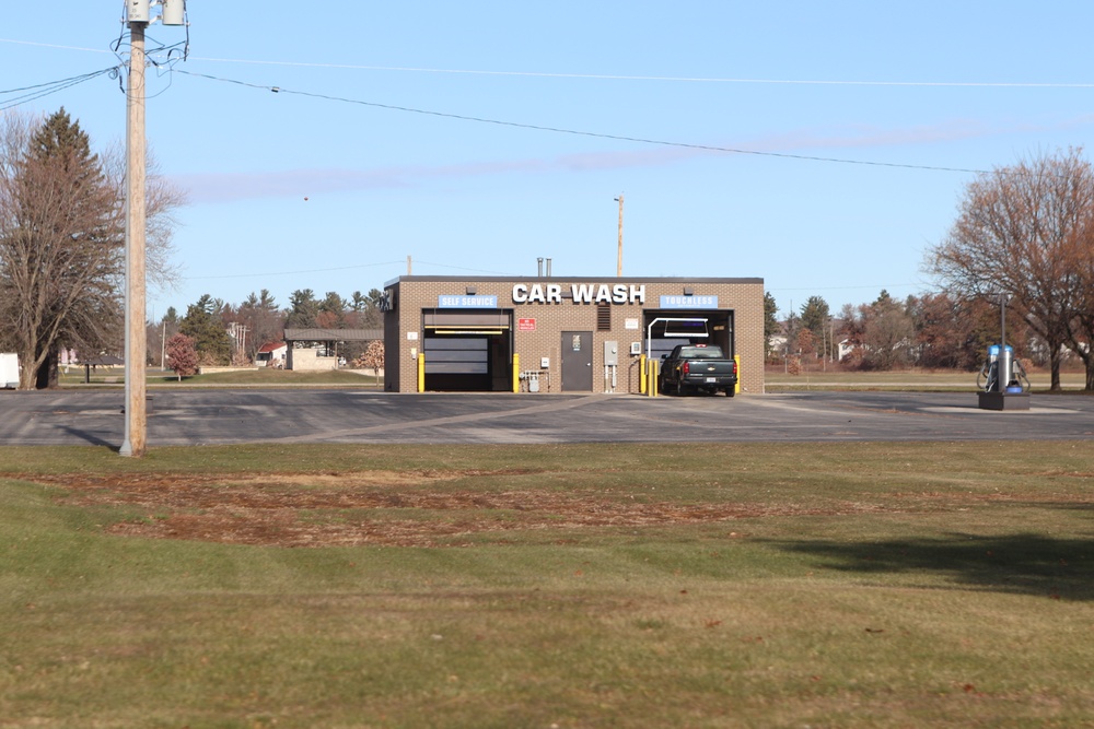 Fort McCoy car wash facility