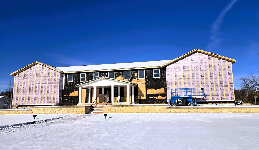U.S. Army Garrison-Fort McCoy Headquarters building renovation under way