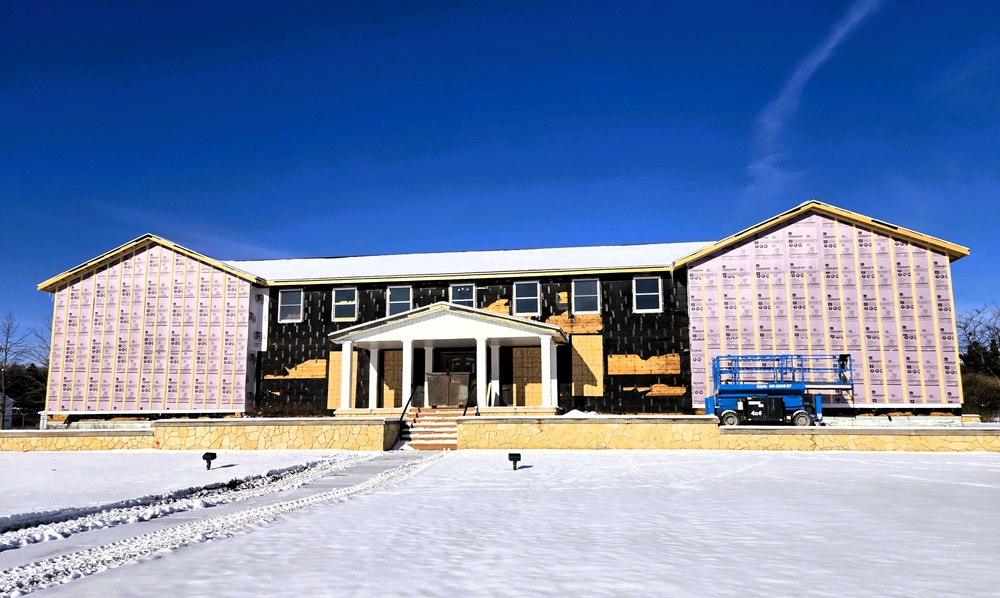 U.S. Army Garrison-Fort McCoy Headquarters building renovation under way