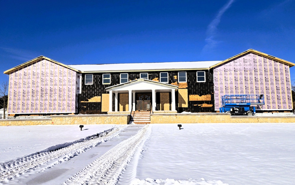 U.S. Army Garrison-Fort McCoy Headquarters building renovation under way