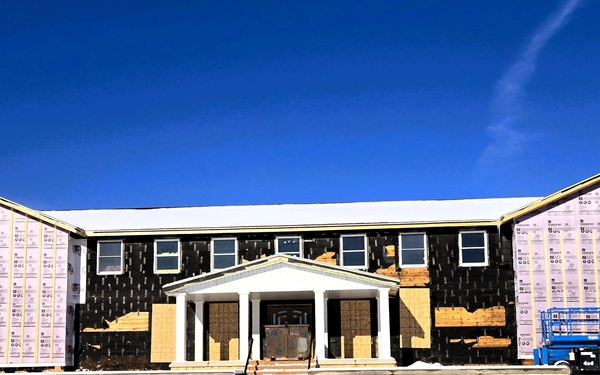 U.S. Army Garrison-Fort McCoy Headquarters building renovation under way