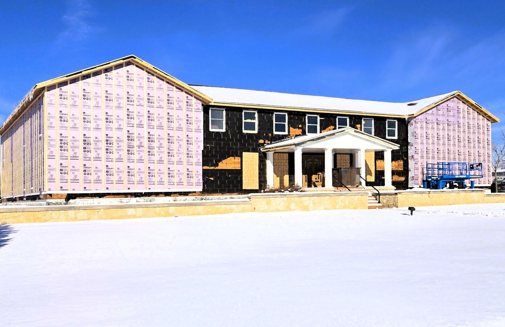 U.S. Army Garrison-Fort McCoy Headquarters building renovation under way