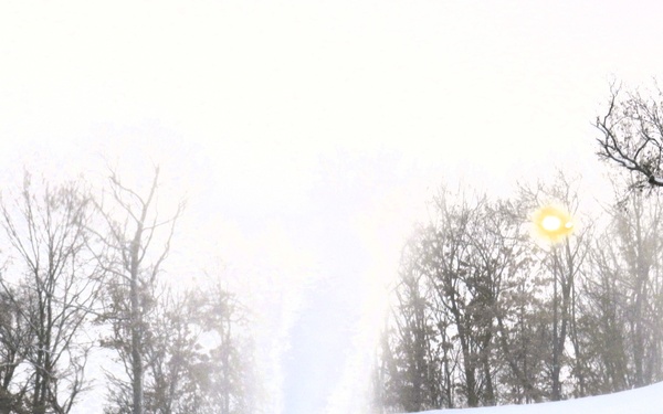 Snowmaking at Fort McCoy's Whitetail Ridge Ski Area