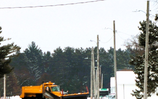 Fort McCoy snow-removal team gets to work during December 2024 snowfall events