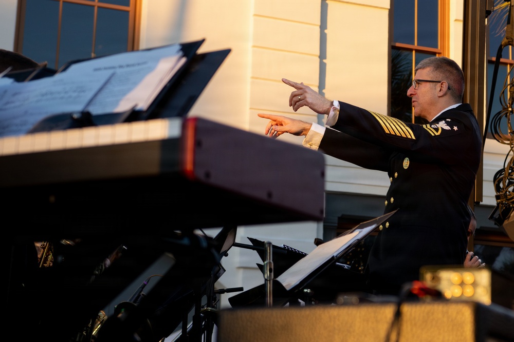 Navy Band Southeast's Big Band Performs at Dickens on Centre