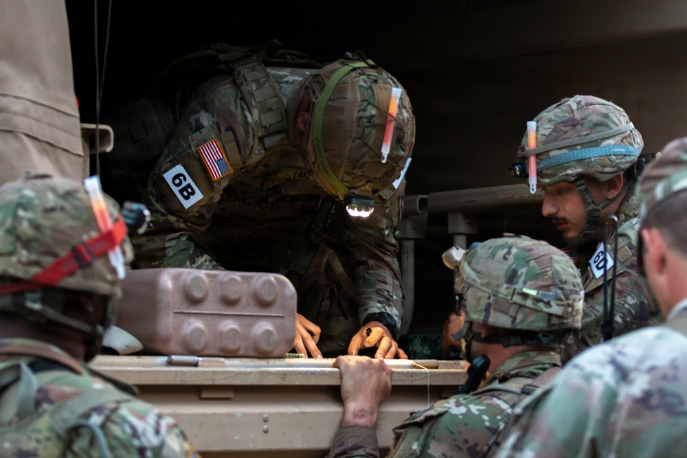 416th TEC Soliders Compete in Best Squad Competition