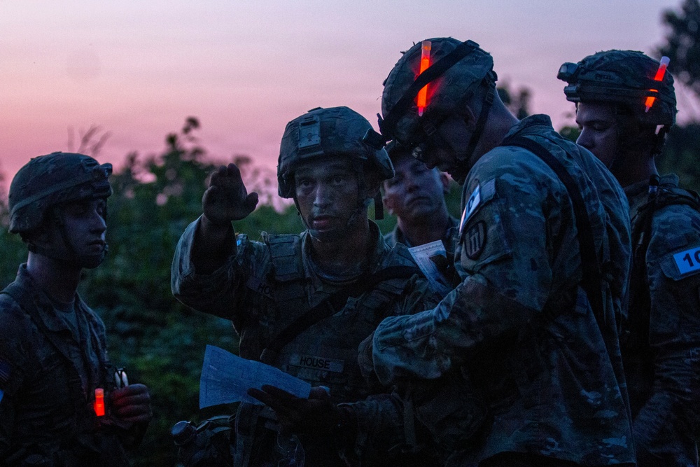 416th TEC Soliders Compete in Best Squad Competition