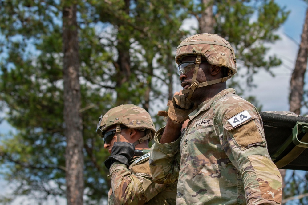 416th TEC Soliders Compete in Best Squad Competition
