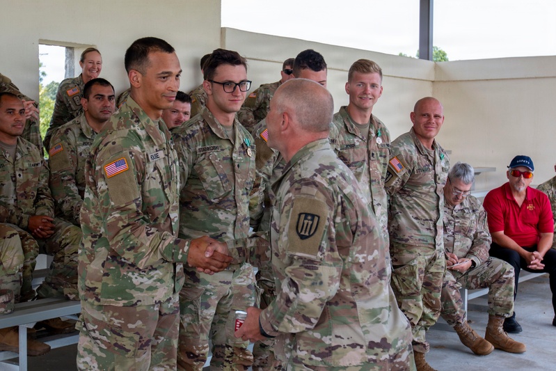 416th TEC Soliders Compete in Best Squad Competition