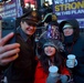 U.S. Army Reserve Soldiers celebrate New Years Eve in Times Square