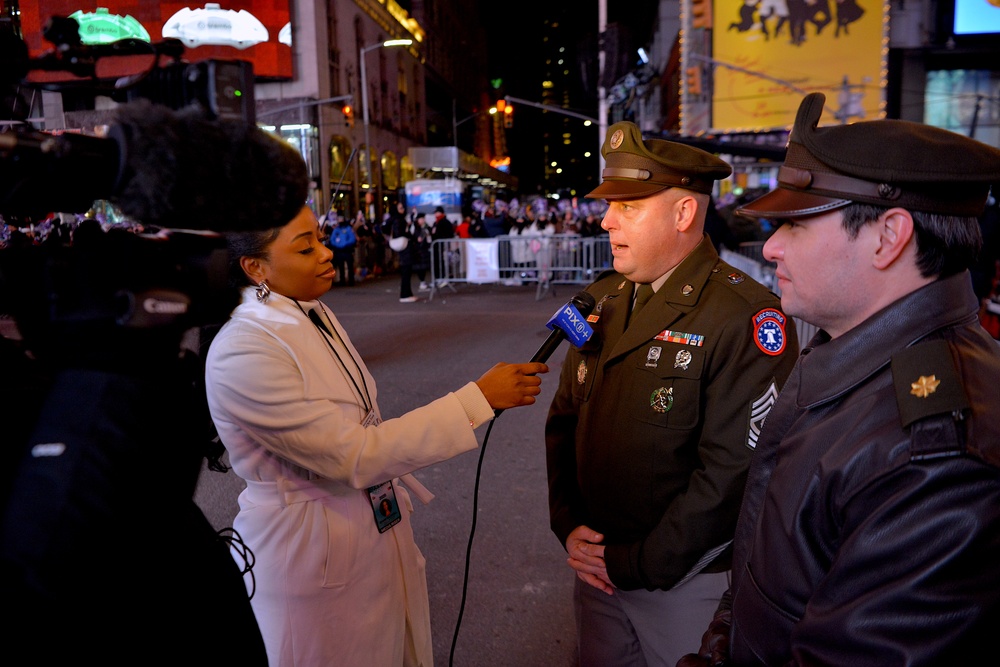 Active and Reserve Soldiers share stories on NYE in NYC
