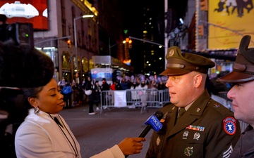 Active and Reserve Soldiers share stories on NYE in NYC