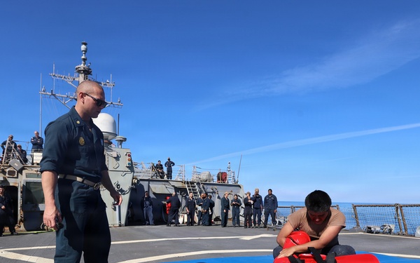 USS McFAUL Conducts OC Spray Course