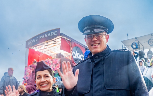 SSC Commander at the 2026 Rose Parade celebrating the New Year