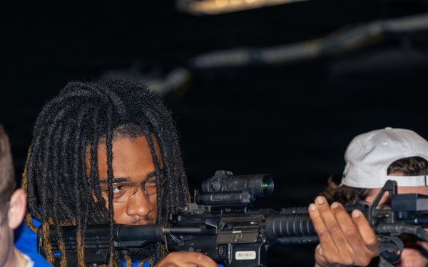 Tony the Tiger Sun Bowl athletes engage with 11th ADA Brigade Soldiers at Fort Bliss