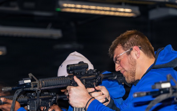 Tony the Tiger Sun Bowl athletes engage with 11th ADA Brigade Soldiers at Fort Bliss