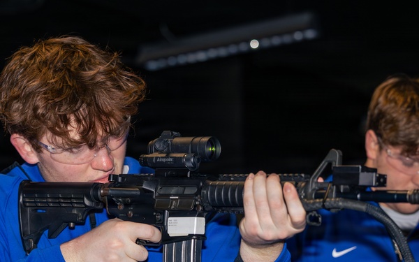 Tony the Tiger Sun Bowl athletes engage with 11th ADA Brigade Soldiers at Fort Bliss