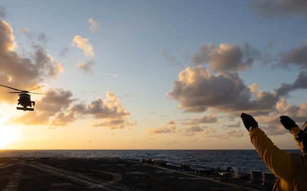 USS Thomas Hudner (DDG 116) Flight Operations
