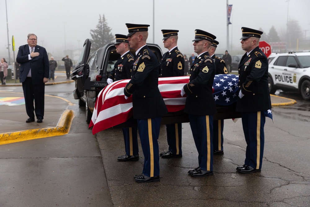 Funeral honors for Staff Sgt. William “Nate” Howard