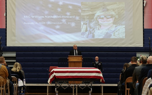 Funeral honors for Staff Sgt. William “Nate” Howard