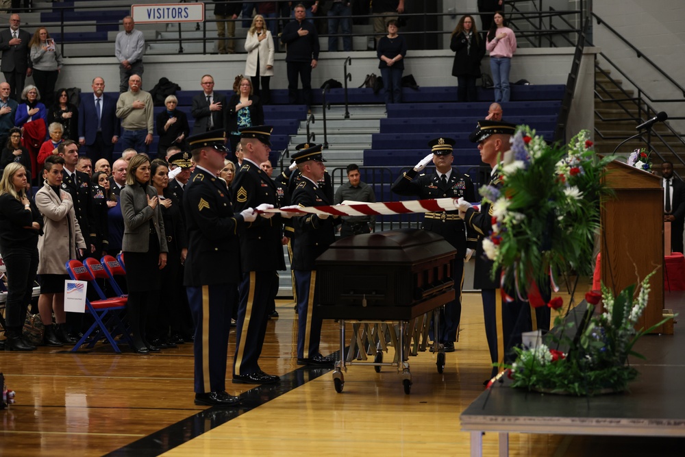 Funeral honors for Staff Sgt. William “Nate” Howard