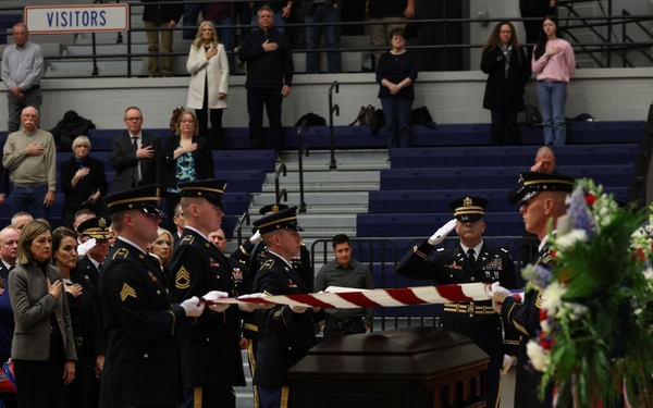 Funeral honors for Staff Sgt. William “Nate” Howard