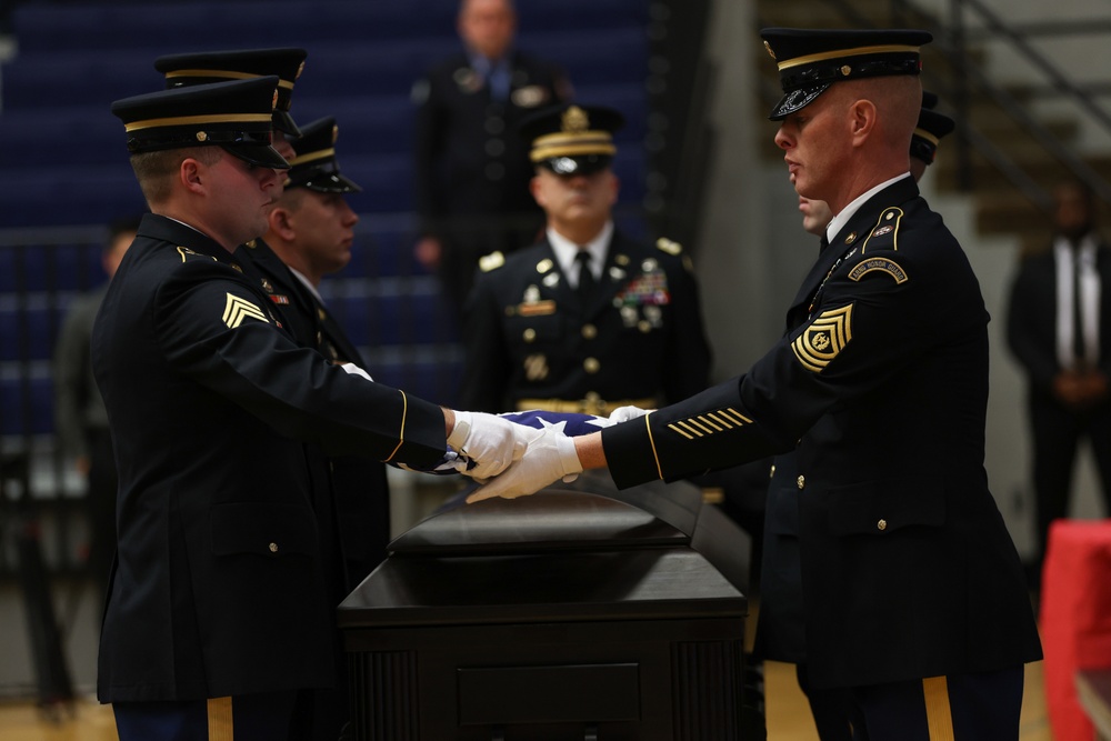 Funeral honors for Staff Sgt. William “Nate” Howard