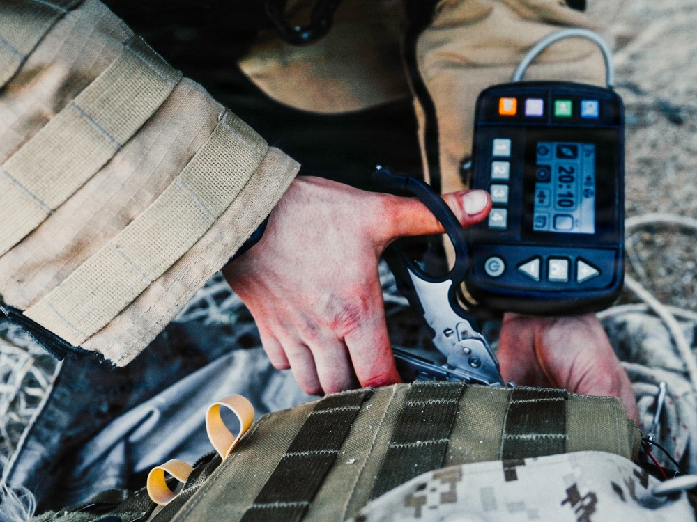 EOD Technicians Conduct a VBIED Drill