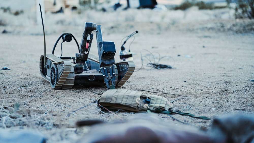 EOD Technicians Conduct a VBIED Drill