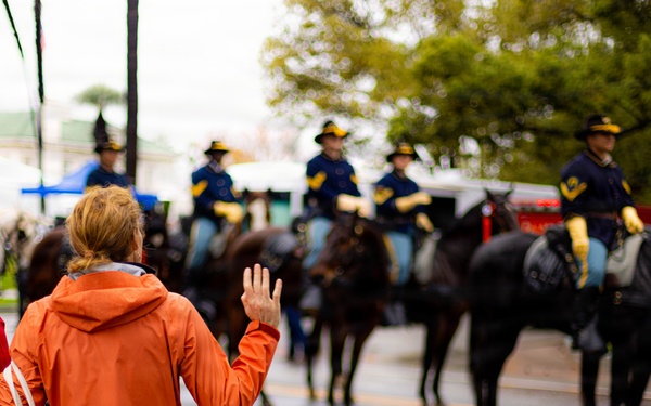 1st Cavalry Division Horse Cavalry Detachment Supports Tournament of Roses Parade 2026
